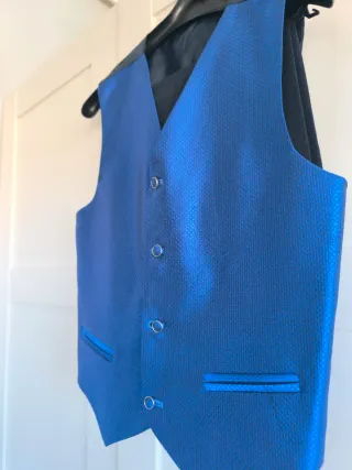 Traje Comunión Capitán Niño Azul