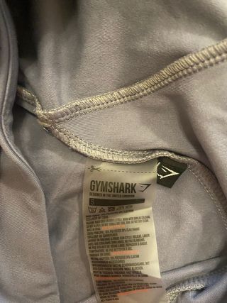 Leggings donna grigio e viola