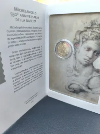 2€ San Marino 2025: Miguel Ángel