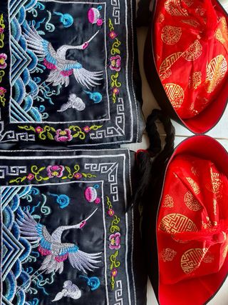 Traje tradicional chino de Qing dinastía