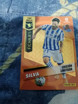 Cromo Futbolista Silva Top Mega