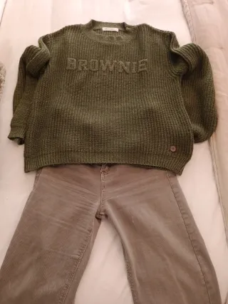 Conjunto Jersey y Pantalón Verde Brownie