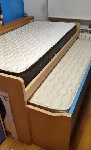 Cama nido 90x190 con 2 cajones
