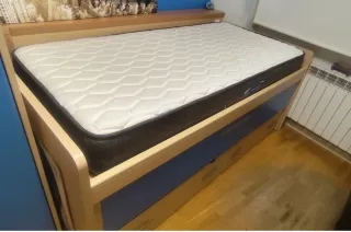 Cama nido 90x190 con 2 cajones