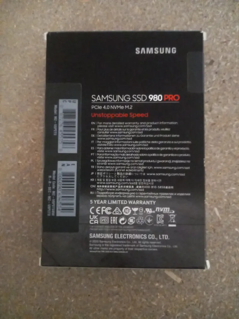 Samsung 980 PRO 2TB NVMe M.2 SSD afbeelding 2