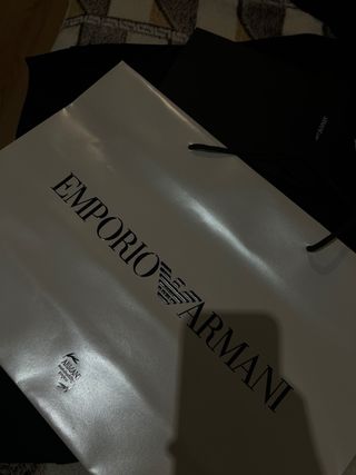 Sudadera EA7 Emporio Armani Negra y Azul