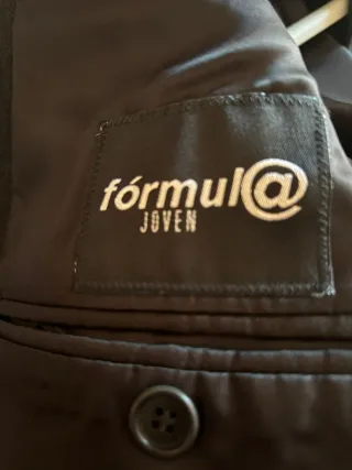 Traje de chaqueta hombre gris oscuro