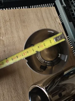 Colas de escape cromadas