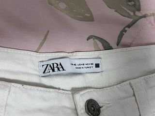 Pantalones Zara Blancos Pierna Ancha