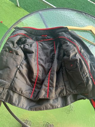 Chaqueta Moto 70° Negra , Gris y Roja.