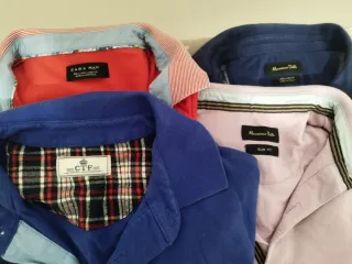 Lote 4 Camisas Zara, Massimo Dutti 15€