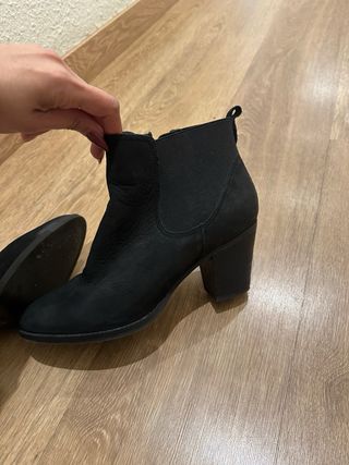 Botines Tacón Steve Madden Negros