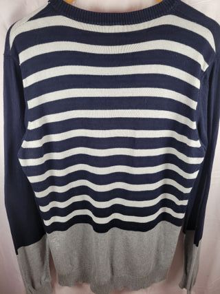 Jersey Diesel rayas azul marino talla L