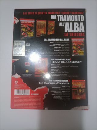 Cofanetto 4 DVD Dal Tramonto All'Alba Trilogia