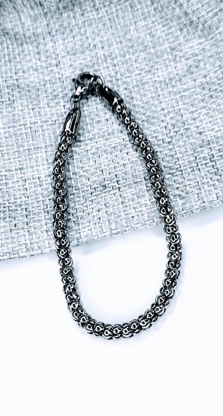 Pulsera Acero Inoxidable Fina 4mm