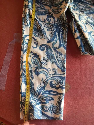 Pantalón TRUCCO Talla 40 Estampado Azul