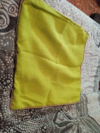 Funda cojín verde