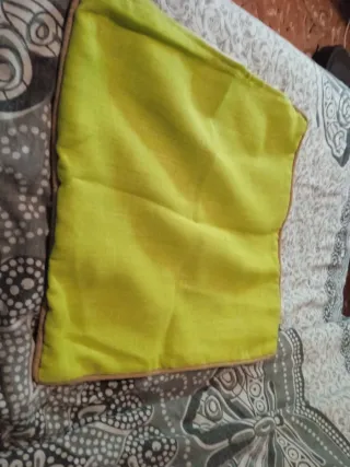 Funda cojín verde
