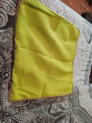 Funda cojín verde