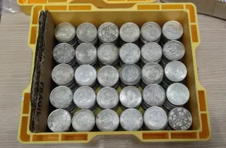 Monedas 100 Pesetas 1966 Plata Al Peso (spot)