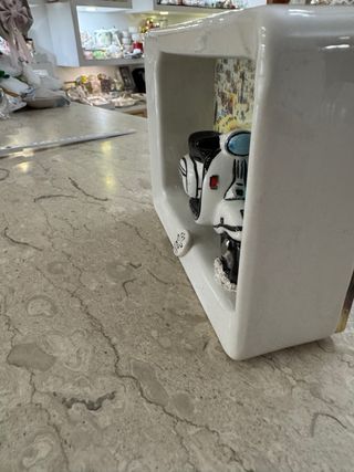 Quadretto Napoli Vespa Capodimonte