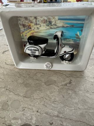 Quadretto Napoli Vespa Capodimonte