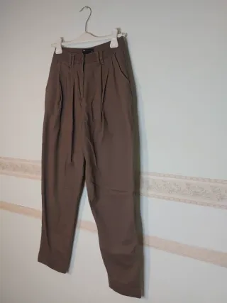 Pantaloni ASOS DESIGN Vintage Donna Marrone