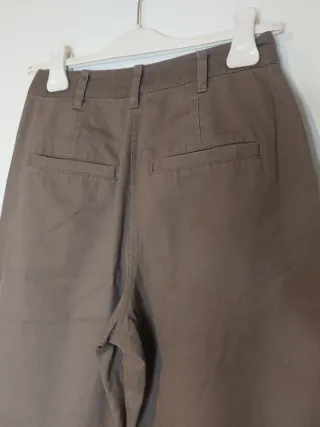 Pantaloni ASOS DESIGN Vintage Donna Marrone