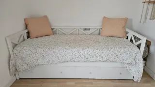 Cama nido de Banak en madera con somier y colchon