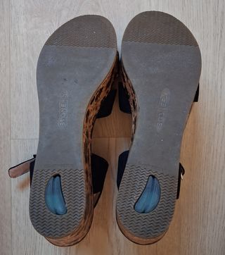 Sandalias Stonefly Piel Negras Talla 40