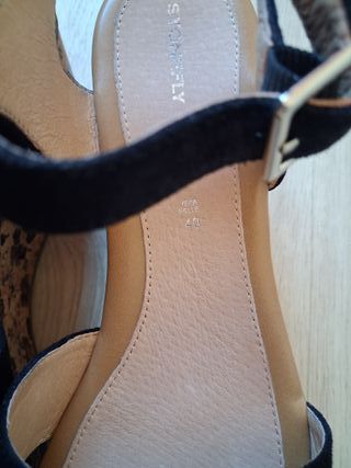 Sandalias Stonefly Piel Negras Talla 40