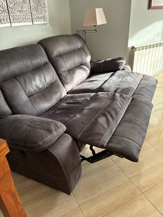 Sofá de 2 plazas gris