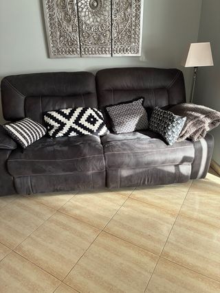 Sofá de 2 plazas gris