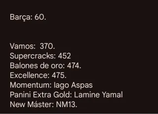 Intercambio/venta de cromos Adrenalyn 2025-26