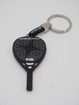 Llavero Réplica Pala Pádel StarVie Black Titan