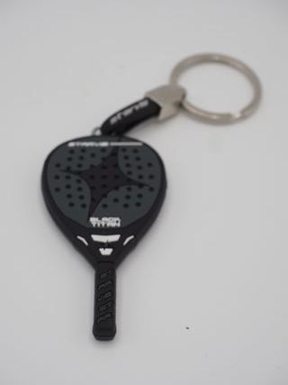 Llavero Réplica Pala Pádel StarVie Black Titan