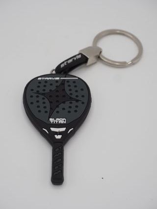 Llavero Réplica Pala Pádel StarVie Black Titan