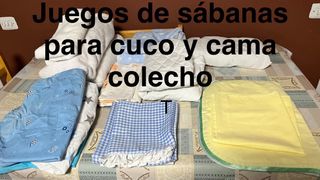 Lote sábanas y mantas bebé