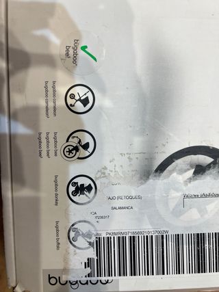 Patinete Bugaboo con asiento y adaptador