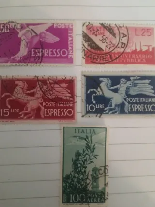 Francobolli Espresso Anni '40