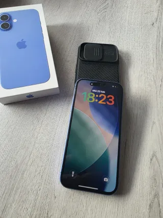 iPhone 16 128GB Azul + Funda