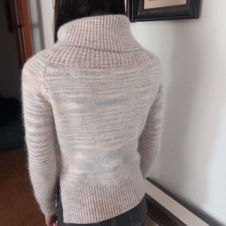 Jersey angora cuello alto talla S