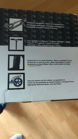 Patinete Tijuana Azul, Naranja y negro