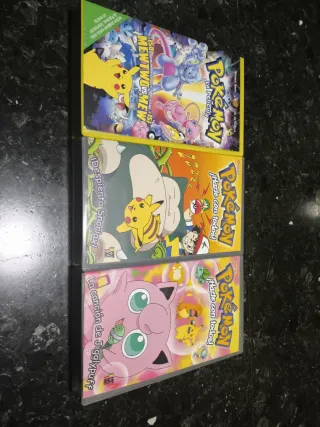 Lote 3 VHS Pokémon (Español)