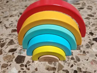 Puzzle Arcoíris Montessori Madera