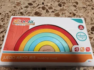 Puzzle Arcoíris Montessori Madera