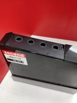 WII NEGRA CON MANDO Y CABLES