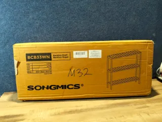 Estantería Bambú 3 Niveles SONGMICS BCB33WN