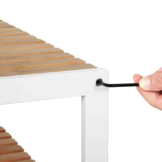 Estantería Bambú 3 Niveles SONGMICS BCB33WN