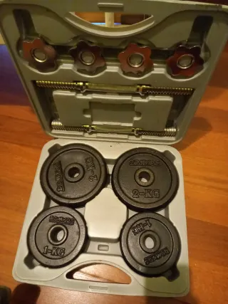 Set Mancuernas 20kg Estuche